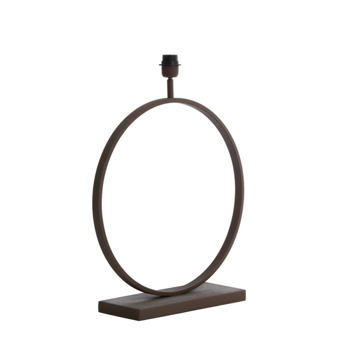 Liva 64cm Brun från Light & Living - Den runda formen och den bruna finishen ger lampfoten ett stilrent och sofistikerat uttryck.