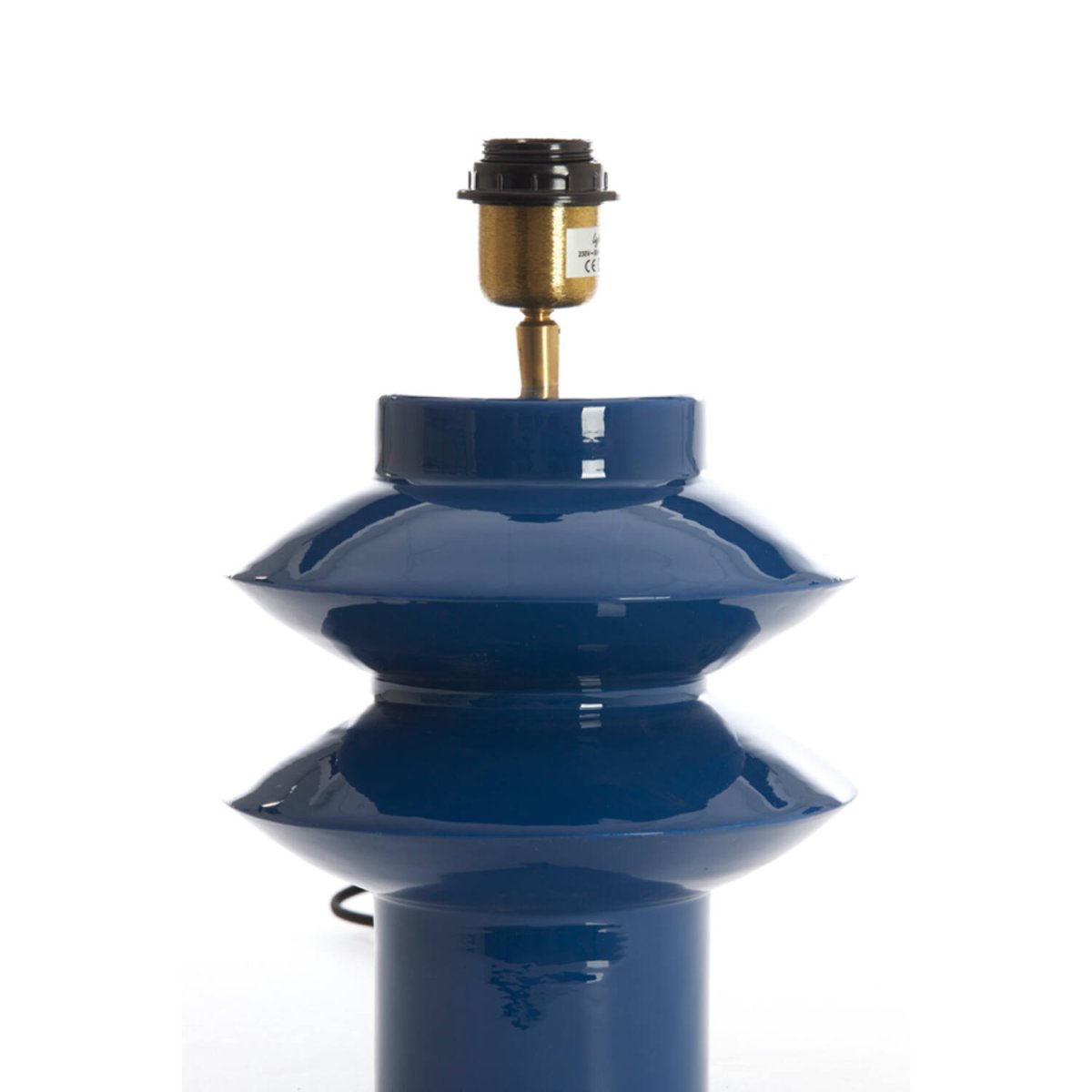 Petch 26cm Blå från Light & Living - Placera den i vardagsrummet, sovrummet eller hallen och kombinera med en lampsk&auml;rm f&ouml;r att skapa en personlig och elegant atmosf&auml;r!