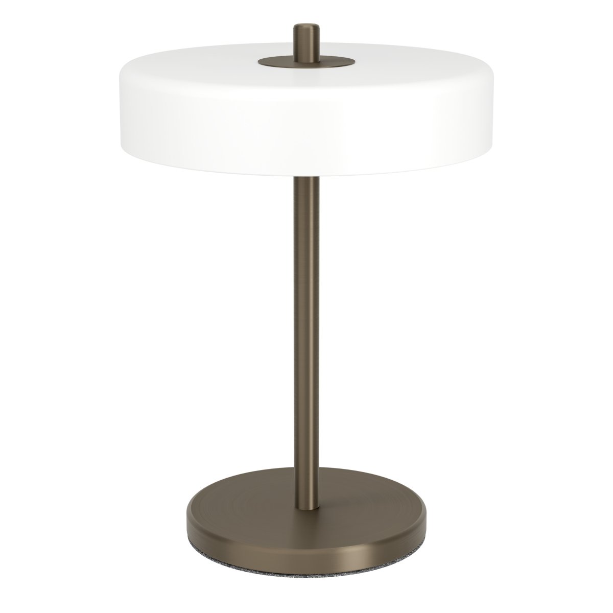 Salve 33cm Brons bordslampa från Eglo - Salve bordslampa har en lampfot i metall med bronsfinish och en rund kupa i opalglas som ger lampan ett mjukt och behagligt uttryck.