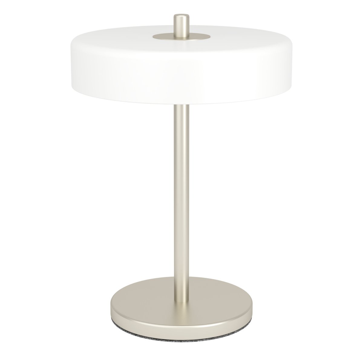 Salve 33cm Nickel bordslampa från Eglo - Salve bordslampa har en lampfot av metall med en matt nickelfinish och en rund kupa i opalglas som ger lampan ett mjukt och behagligt uttryck.
