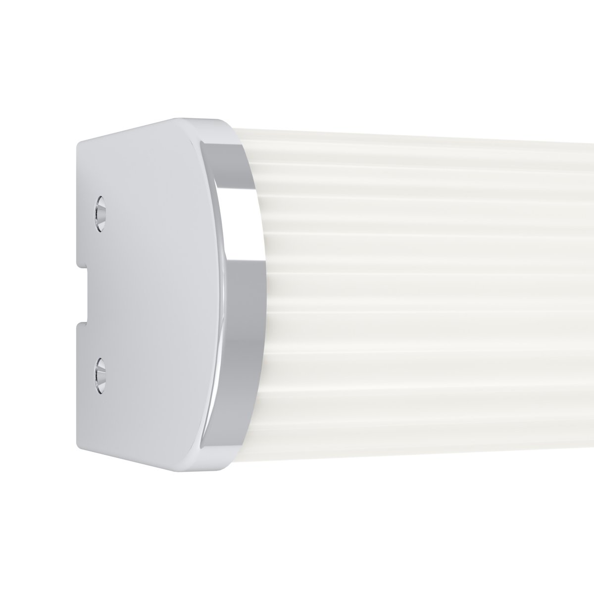 Patrovaro 35cm Vit badrumslampa från Eglo - Lampan har integrerad LED med ett ljusfl&ouml;de p&aring; 1000 lumen och f&auml;rgtemperaturen kan justeras i tre steg fr&aring;n vitt till kallvitt ljus.