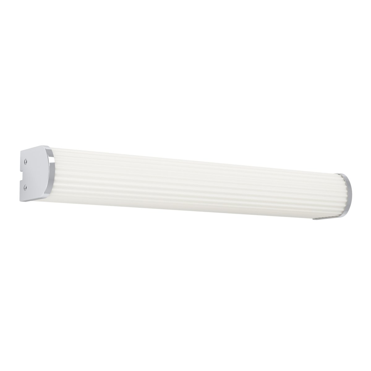 Patrovaro 35cm Vit badrumslampa från Eglo - Lampan har integrerad LED med ett ljusfl&ouml;de p&aring; 1000 lumen och f&auml;rgtemperaturen kan justeras i tre steg fr&aring;n vitt till kallvitt ljus.