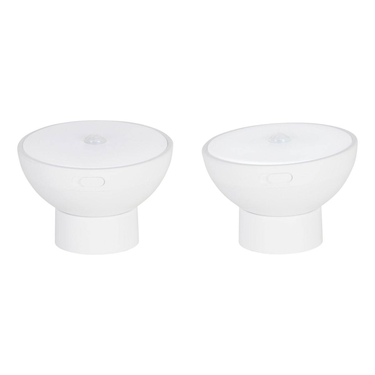 Eidani 2-pack Vit barnlampa från Eglo - Lampan har en integrerad r&ouml;relsesensor och en str&ouml;mbrytare med tre l&auml;gen: ON, OFF och AUTO.