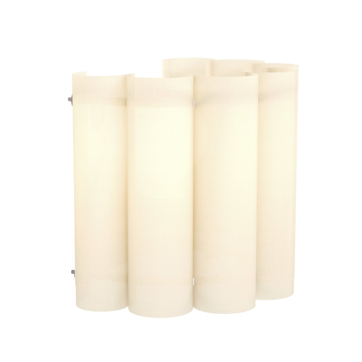 Collegrilli 17cm Beige vägglampa från Eglo - Den ljusa beige f&auml;rgen ger ett varmt och ombonat uttryck samtidigt som ljuset silas mjukt genom textilen.