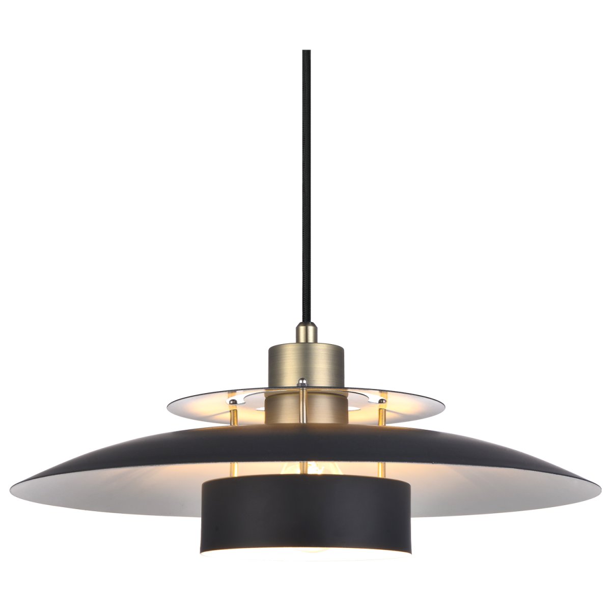 Sørup Ø40 Antik taklampa från Halo Design - Med sina svarta och detaljer i antikm&auml;ssing skapar den en sofistikerad atmosf&auml;r i b&aring;de moderna och klassiska hem.