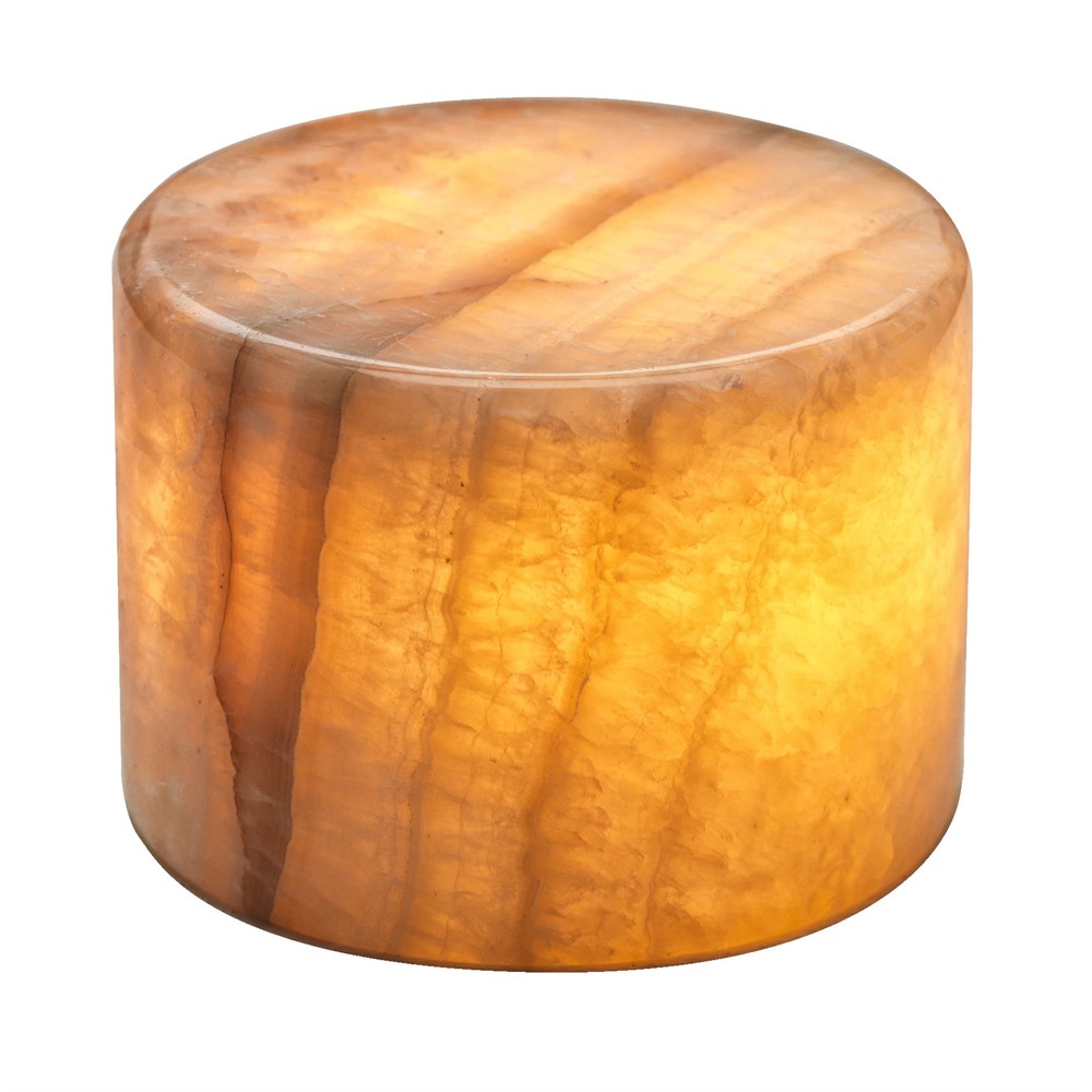 Marble 6cm Beige från Unison - Marble bordsljus &auml;r tillverkat av &auml;kta, polerad marmor i en varm beige ton som skapar ett mjukt och st&auml;mningsfullt sken.