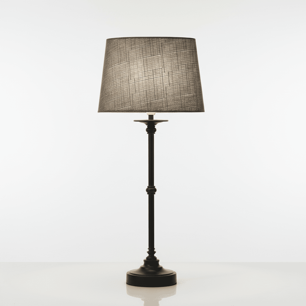 Axel 60cm Svart bordslampa från Lampan - Axel blir ett stilfullt inslag p&aring; exempelvis ett sidobord, en byr&aring; eller i ett f&ouml;nster och passar in i m&aring;nga olika inredningsstilar.