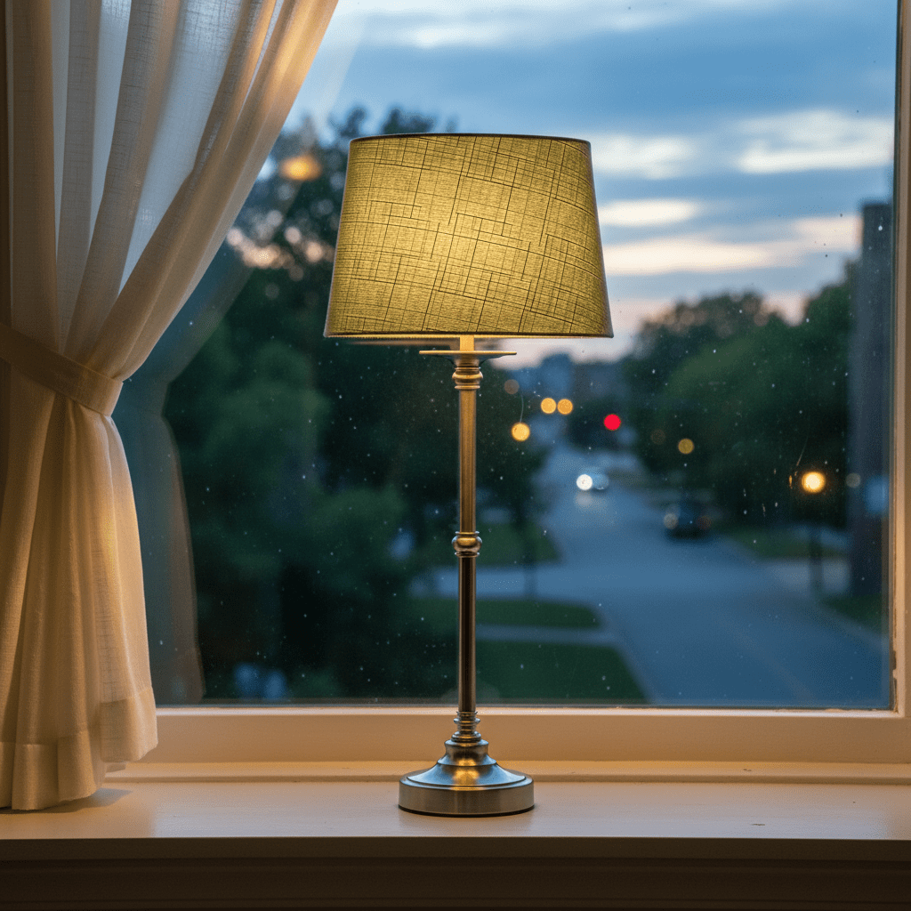 Axel 60cm Silver/grön bordslampa från Lampan - Axel blir ett stilfullt inslag p&aring; exempelvis ett sidobord, en byr&aring; eller i ett f&ouml;nster och passar in i m&aring;nga olika inredningsstilar.