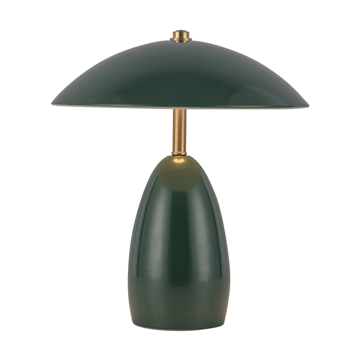 Poppy 27cm Grön portabel från Elstead Lighting - Poppy har integrerad LED p&aring; 3W med ett ljusfl&ouml;de p&aring; 112 lumen och &auml;r dimbar i tre niv&aring;er.