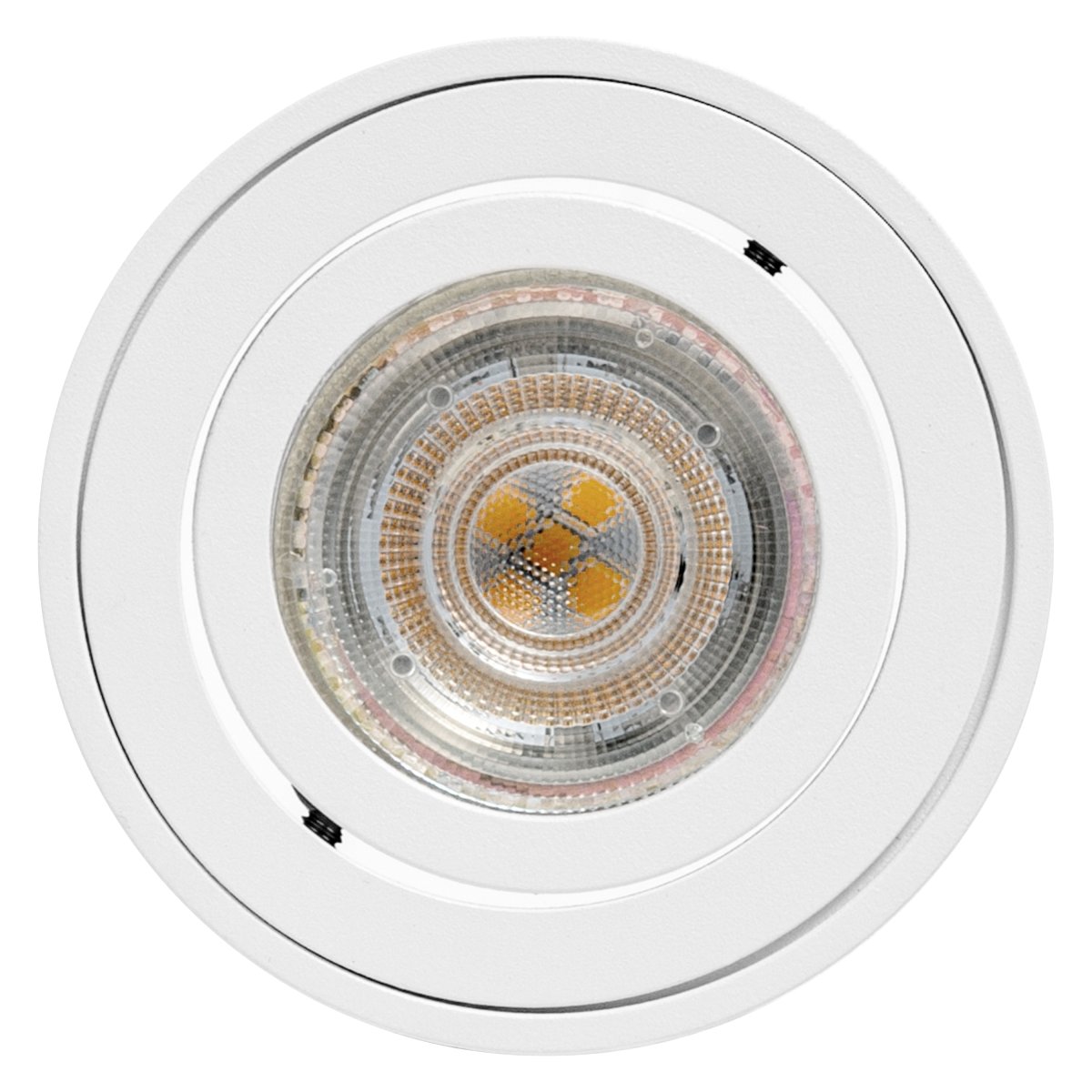 Surface Round Vit spotlight från Osram - Placera f&ouml;rslagsvis flera i grupp eller rad i k&ouml;ket, vardagsrummet eller hallen.