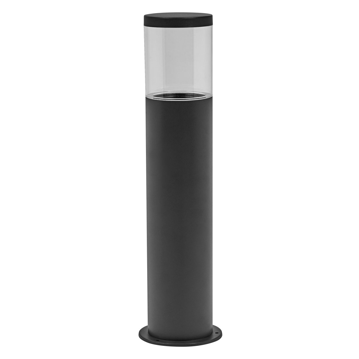 Ebro 50cm Mörkgrå pollare från Ledvance - Ebro &auml;r en innovativ och funktionell utomhuslampa som ger b&aring;de funktion och elegans till din tr&auml;dg&aring;rd eller g&aring;ngv&auml;g.