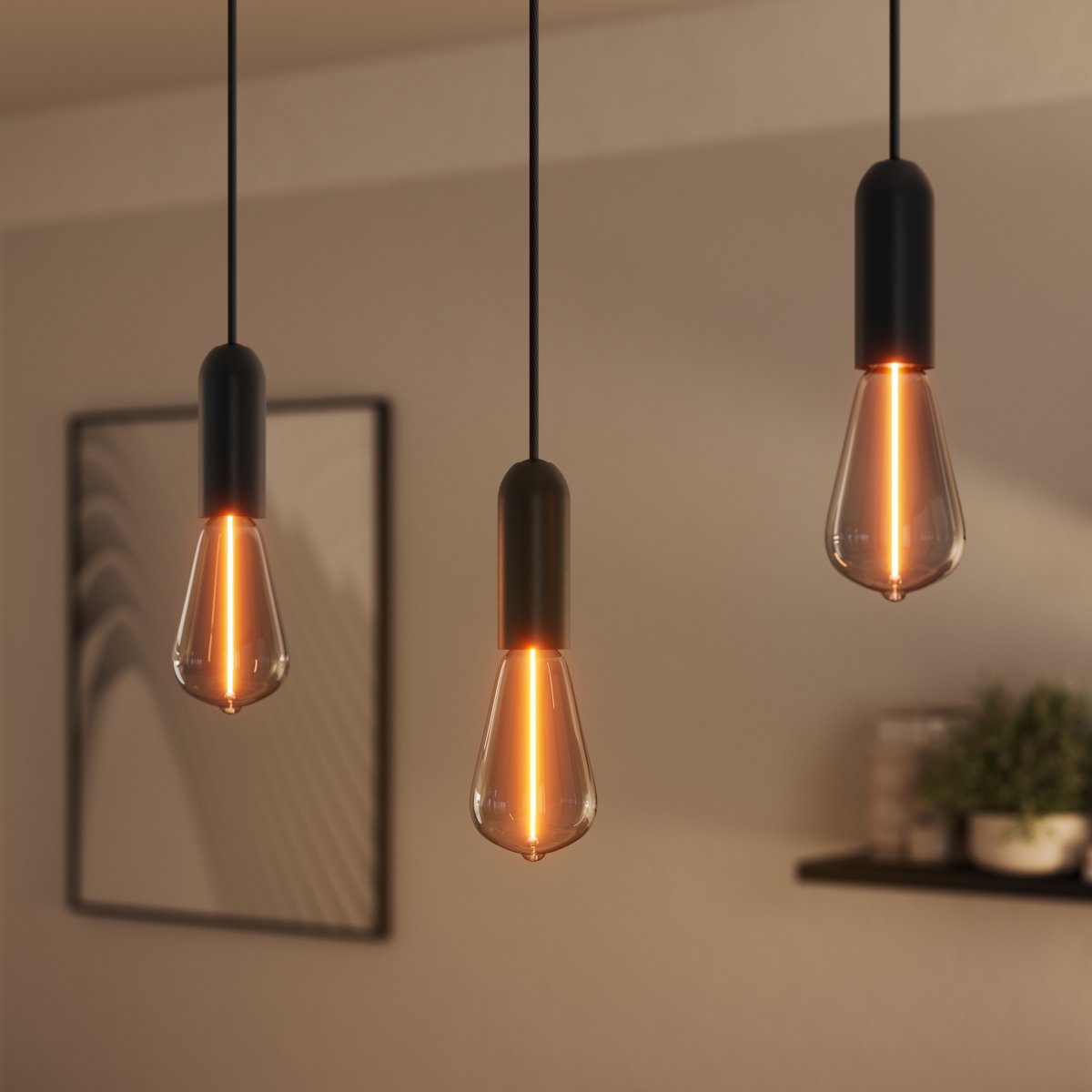 Round Ø10 Svart taklampa från Ledvance - 