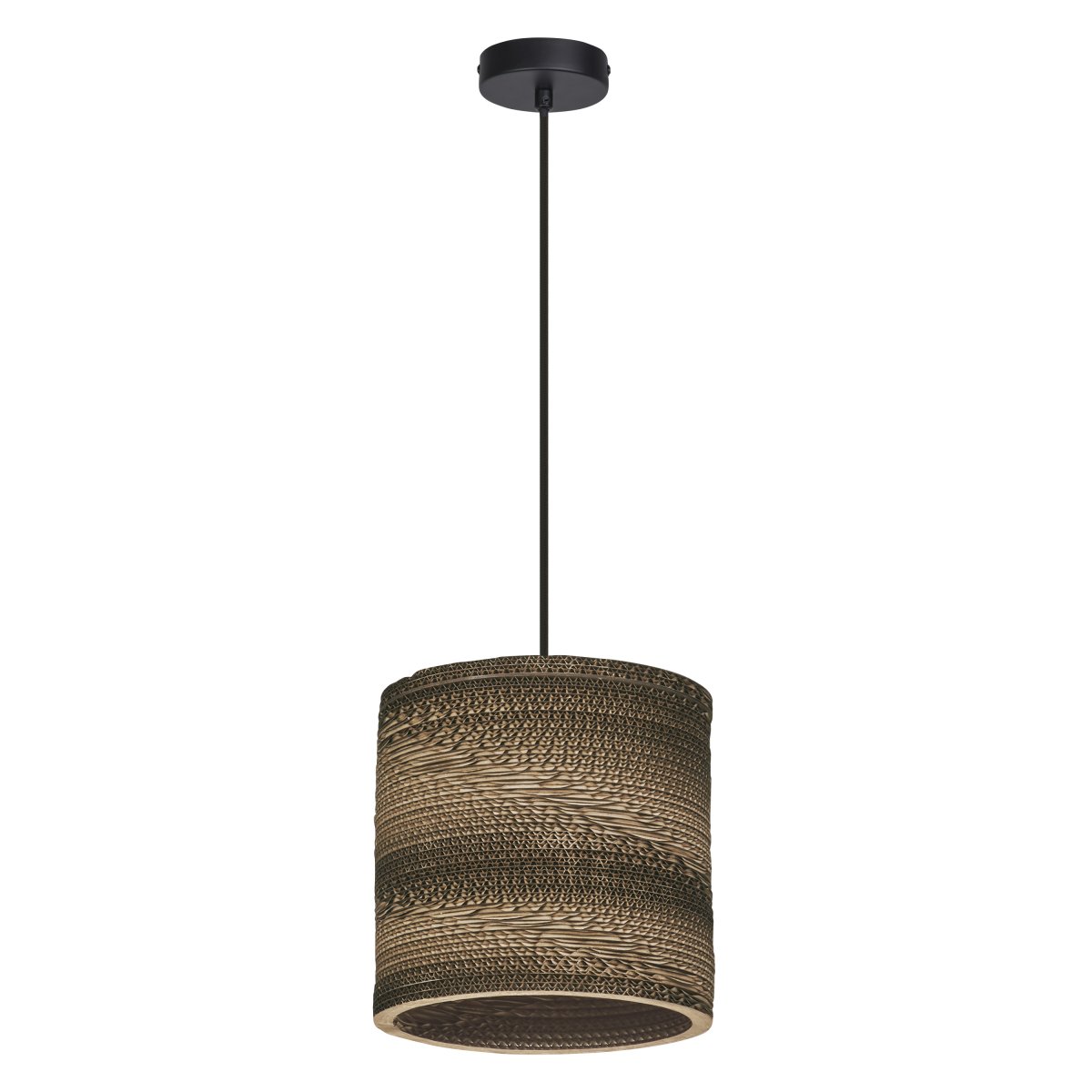 Cardboard Cylinder Ø25 Brun taklampa från Osram - Cardboard &auml;r en simpel pendel med h&aring;llbar design.