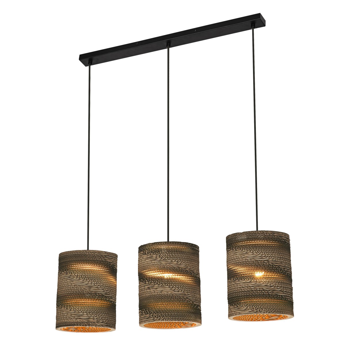 Cardboard Cylinder 83cm Brun taklampa från Ledvance - Cardboard &auml;r en simpel pendel med h&aring;llbar design.