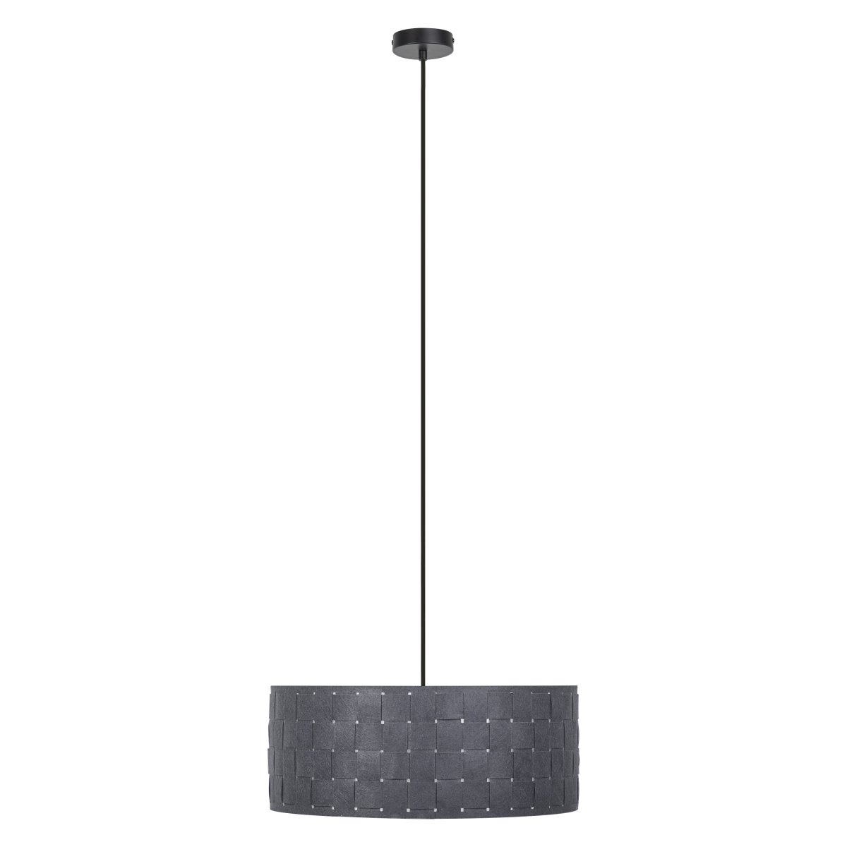 Felt Weaving Ø48 Mörkgrå taklampa från Ledvance - Dekorativ pendel med sk&auml;rm gjord av fl&auml;tad filt vilket ger en fin och varm ljusspridning i rummet.