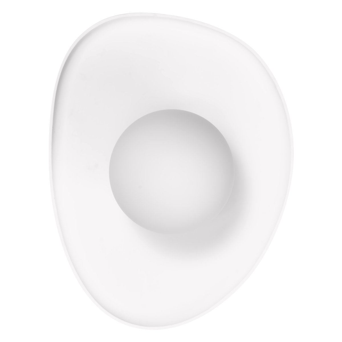 Plaster Nest 26cm Vit vägglampa från Osram - Glaskupan i opal som omfamnar ljusk&auml;llan skapar ett fint och bl&auml;ndfritt ljus i rummet.
