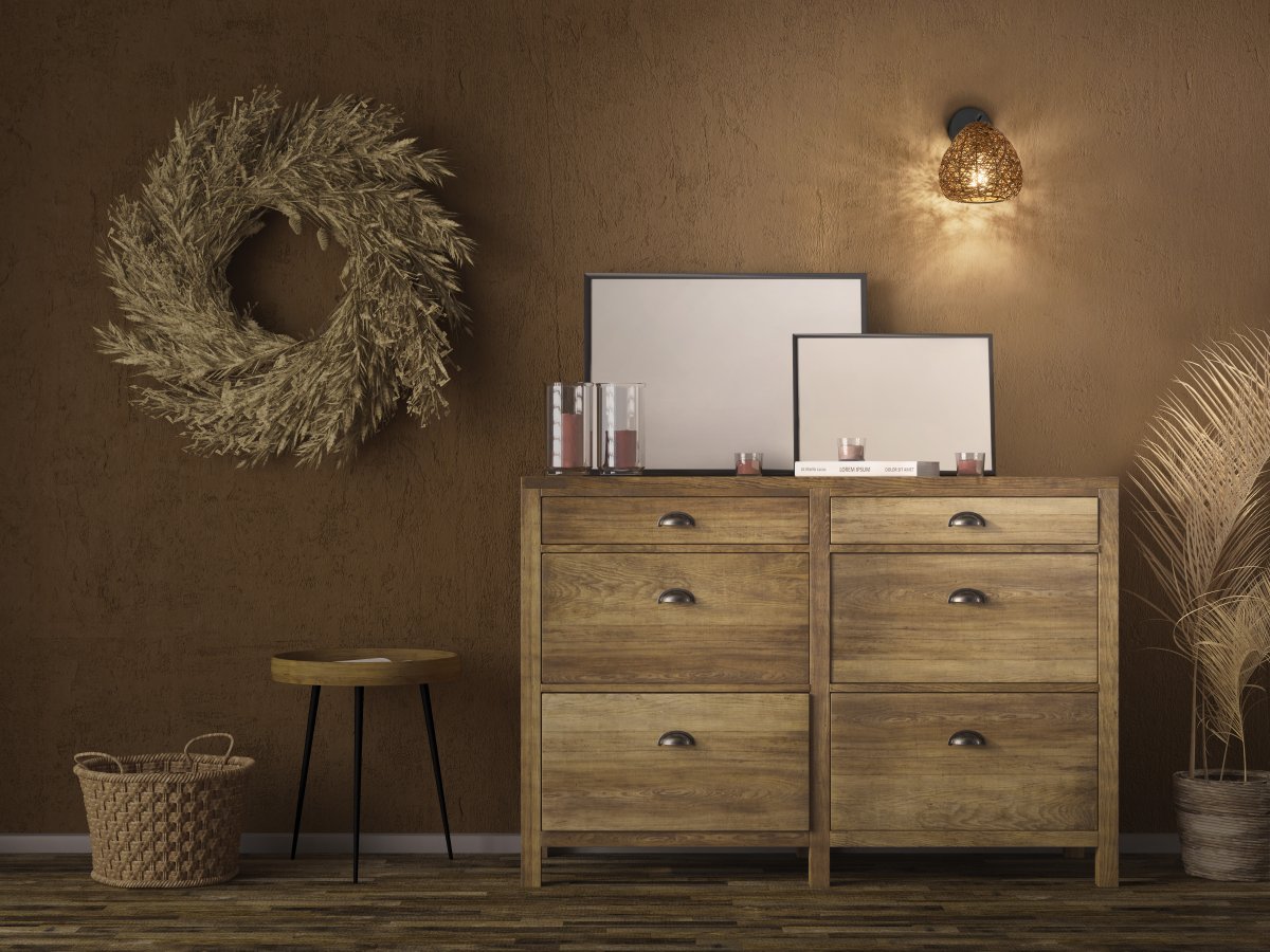 Paper Drop 20cm Natur vägglampa från Ledvance - Paper Drop &auml;r en vacker v&auml;gglampa med bohemisk design.