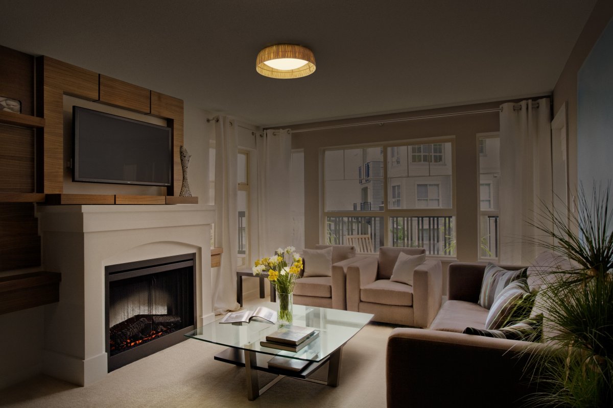 Bamboo Paper Ø40 Natur plafond från Ledvance - Den naturliga formgivningen och det naturliga materialet g&ouml;r att den passar in i n&auml;stan alla hem och stilar.