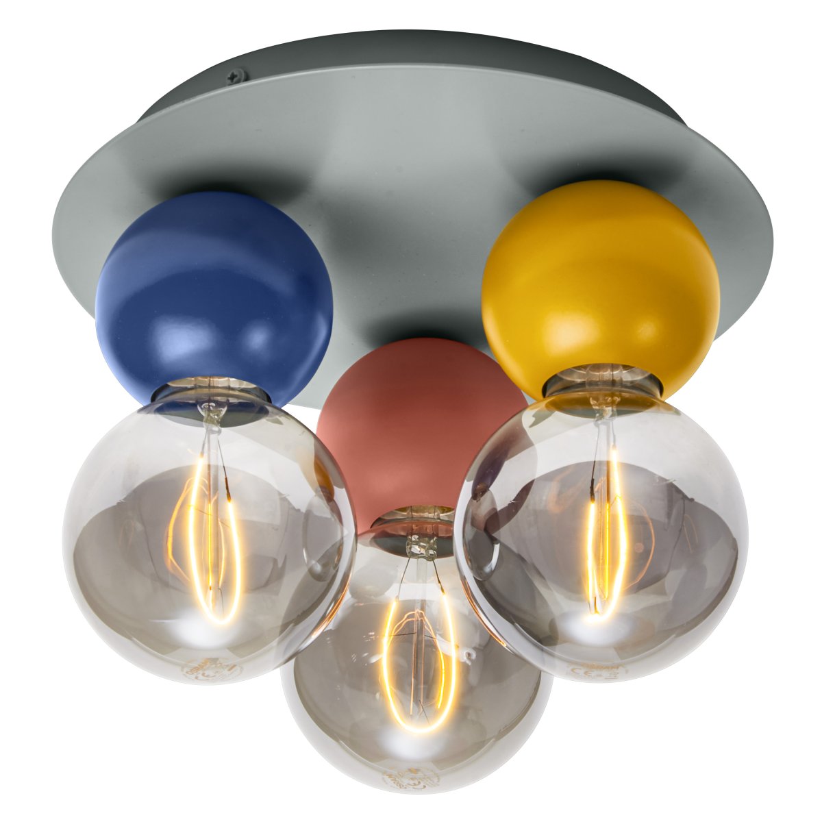 Bubble Ø25cm Flerfärgad plafond från Ledvance - Bubble &auml;r en lekfull och unik plafond som tillf&ouml;r f&auml;rg och personlighet till rummet.