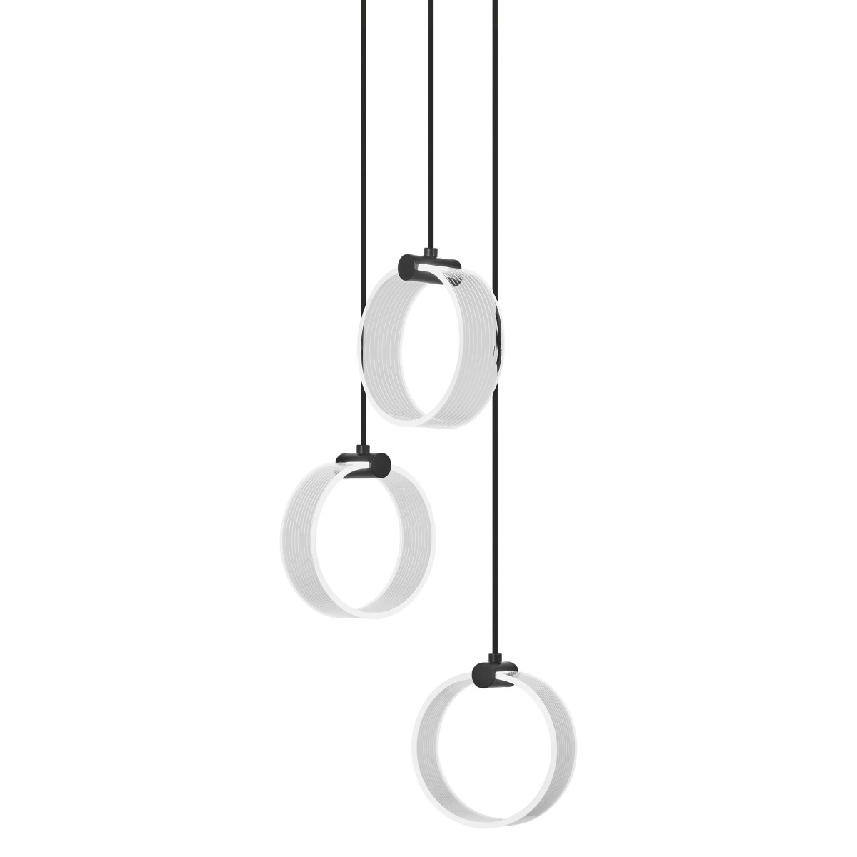 Circle PL Ø30 Svart taklampa från Osram - I f&ouml;rsta steget lyser lampan i ett varmvitt ljus p&aring; 3000K, i andra steget lyser den i ett kallvit ljus p&aring; 4200K och i tredje lyser den i 6500K (dagsljus).