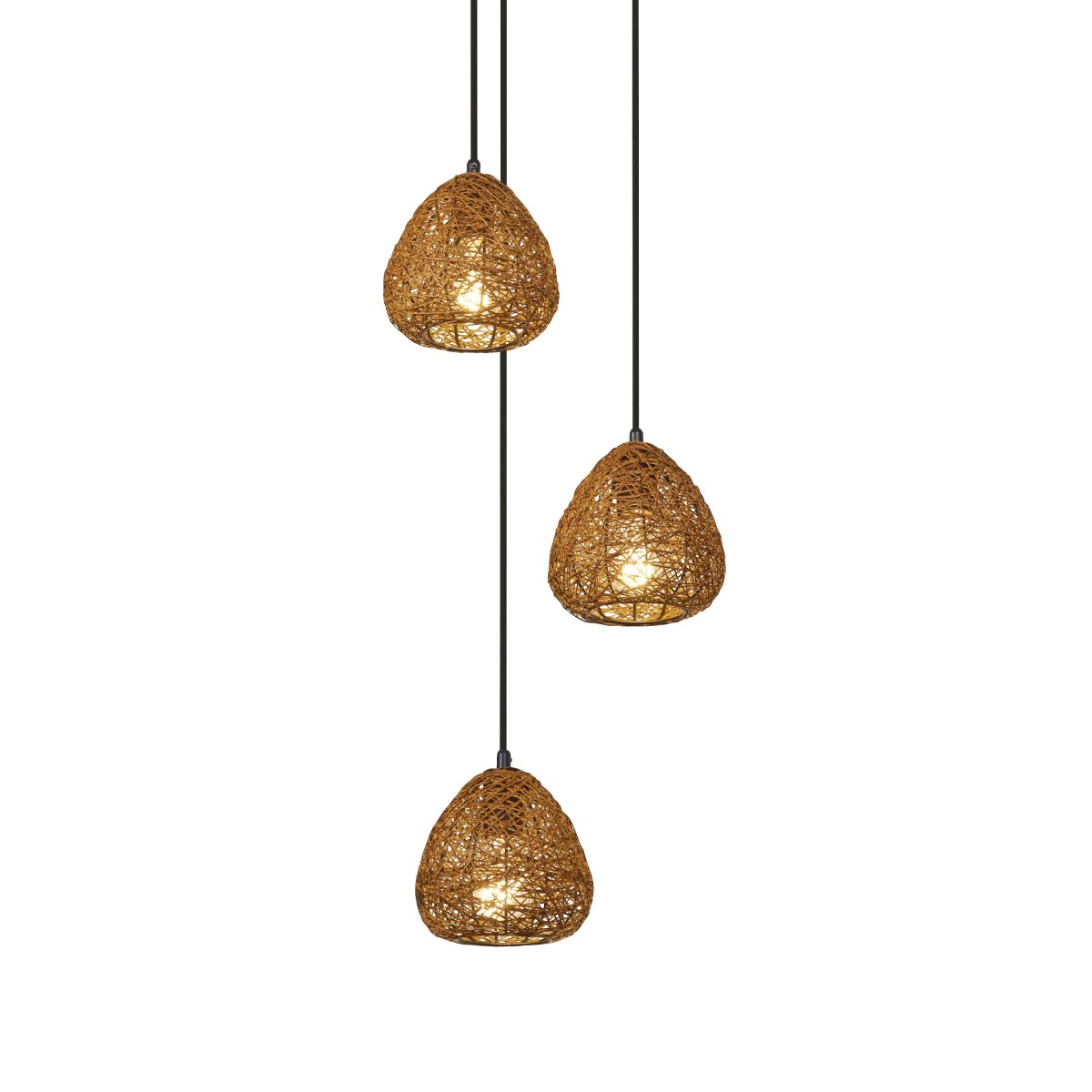 Paper Drop Ø37 Natur taklampa från Osram - Paper Drop &auml;r en vacker pendel med bohemisk design.
