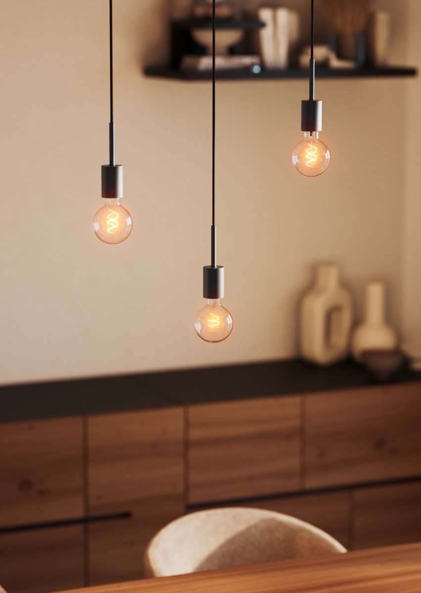 Needle Ø4 Mörkgrå taklampa från Ledvance - 