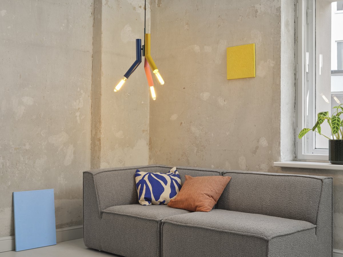 Straw Ø32 Flerfärgad taklampa från Ledvance - Straw &auml;r en lekfull och modern pendel med h&auml;rliga kul&ouml;rer som ger rummet en personlig touch.