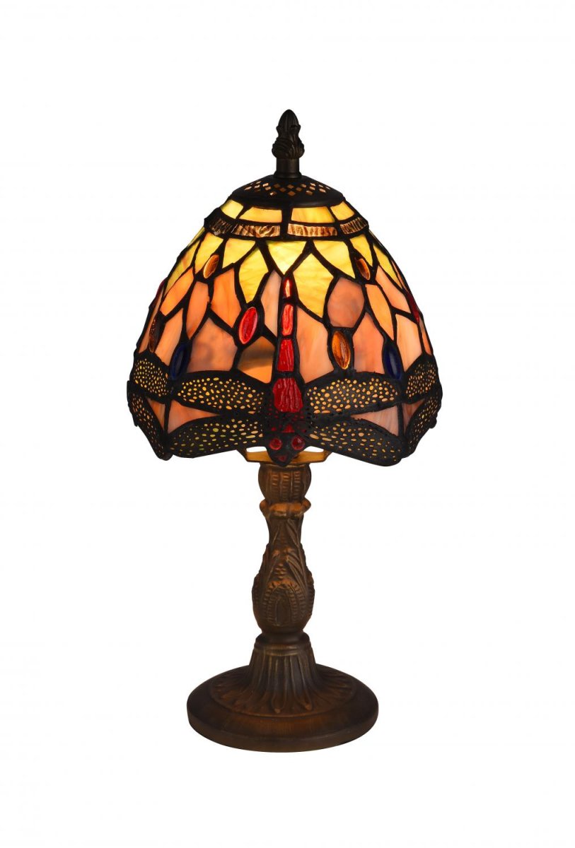 Zoom bild av Trollslända Harmoni 32cm Flerfärgad från Norrsken Design - &nbsp;Utg&aring;ngsmaterialet i produktionsprocessen &auml;r speciellt f&auml;rgat glas som sk&auml;rs till och slipas f&ouml;r att passa in i verket.