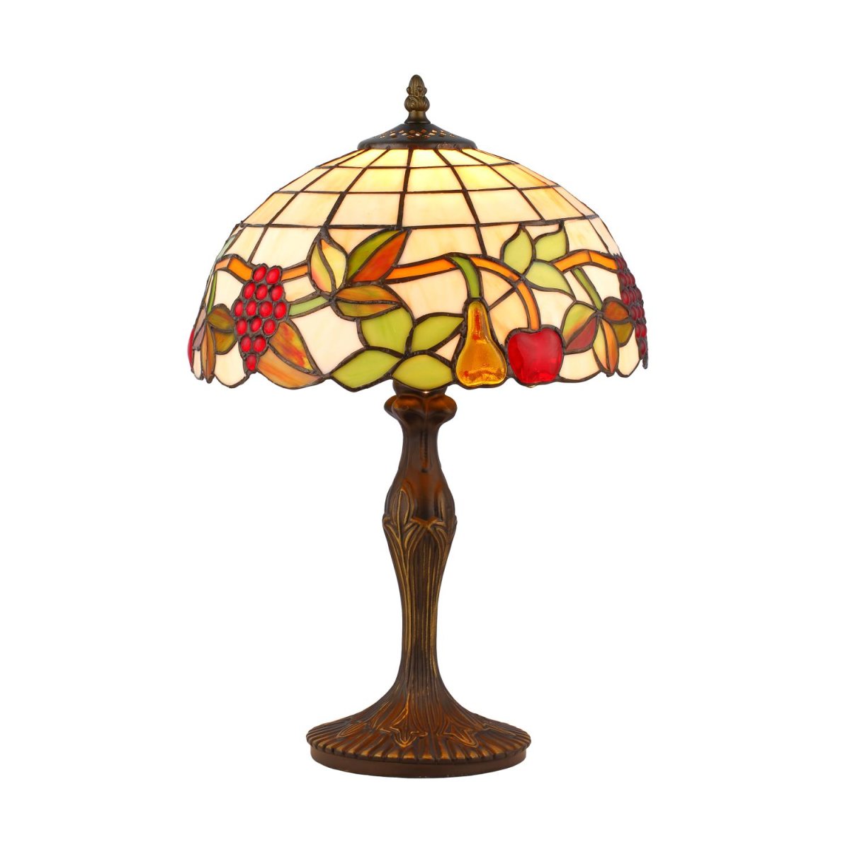 Frukter 46cm Flerfärgad från Norrsken Design - &nbsp;Utg&aring;ngsmaterialet i produktionsprocessen &auml;r speciellt f&auml;rgat glas som sk&auml;rs till och slipas f&ouml;r att passa in i verket.