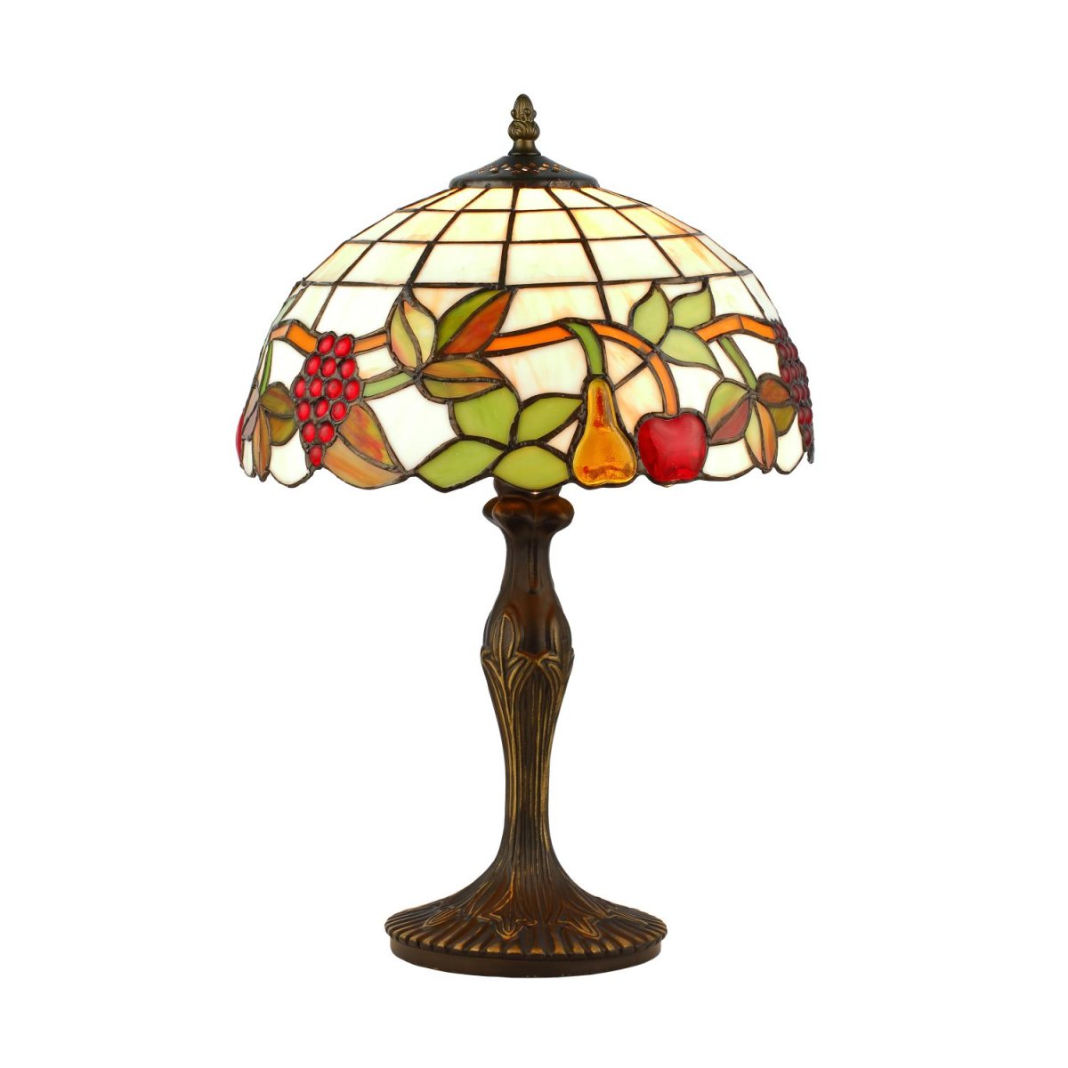 Frukter 46cm Flerfärgad från Norrsken Design - &nbsp;Utg&aring;ngsmaterialet i produktionsprocessen &auml;r speciellt f&auml;rgat glas som sk&auml;rs till och slipas f&ouml;r att passa in i verket.