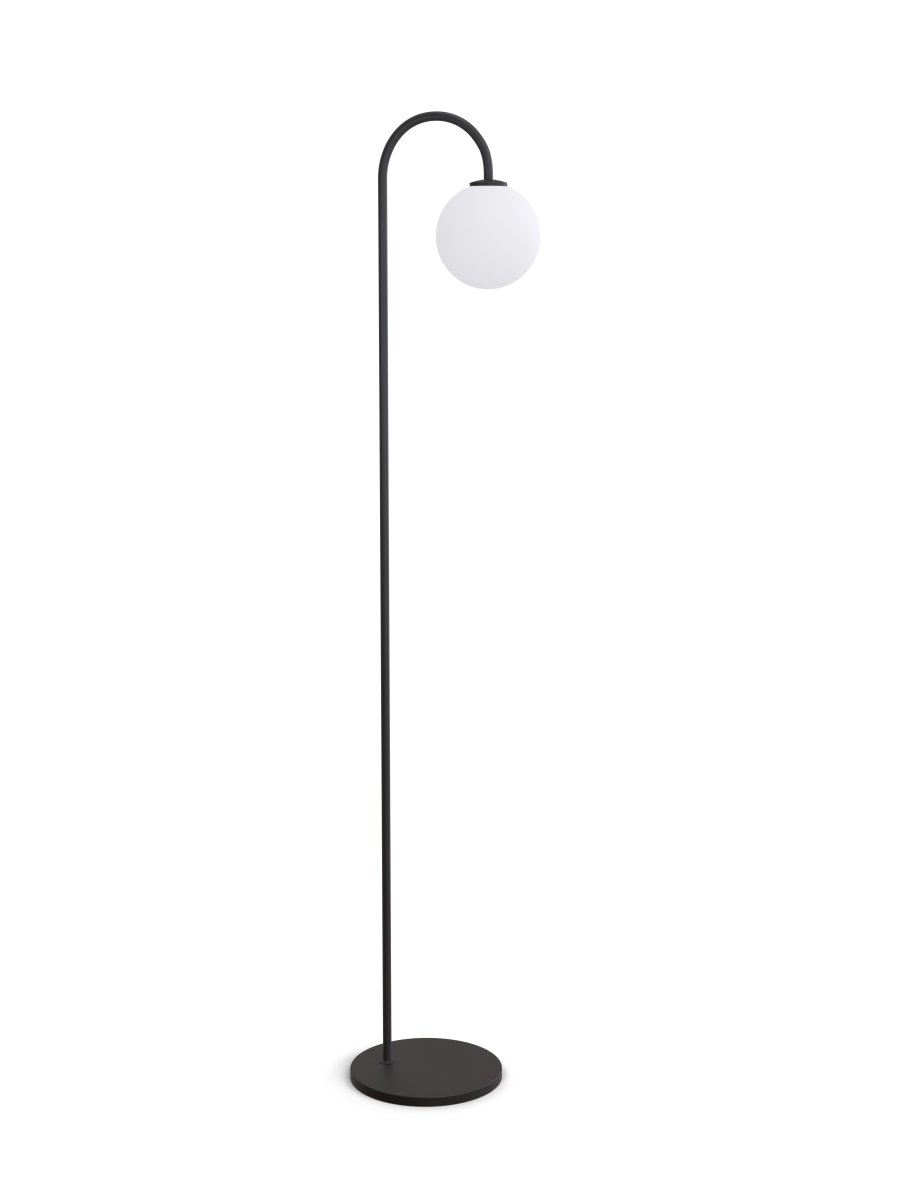 Herstal - Ballon - Golvlampa - Svart