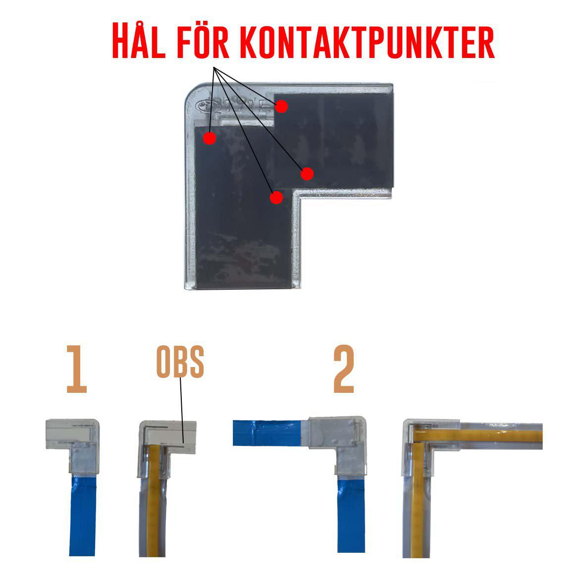 Cobby LED-list 12V 3000K 5m IP44 från Designlight - Cobby &auml;r en flexibel och h&ouml;gkvalitativ LED-list f&ouml;r indirekt belysning, idealisk f&ouml;r exempelvis k&ouml;ksb&auml;nkar, sk&aring;p och hyllor d&auml;r ett j&auml;mnt och behagligt ljus &ouml;nskas.