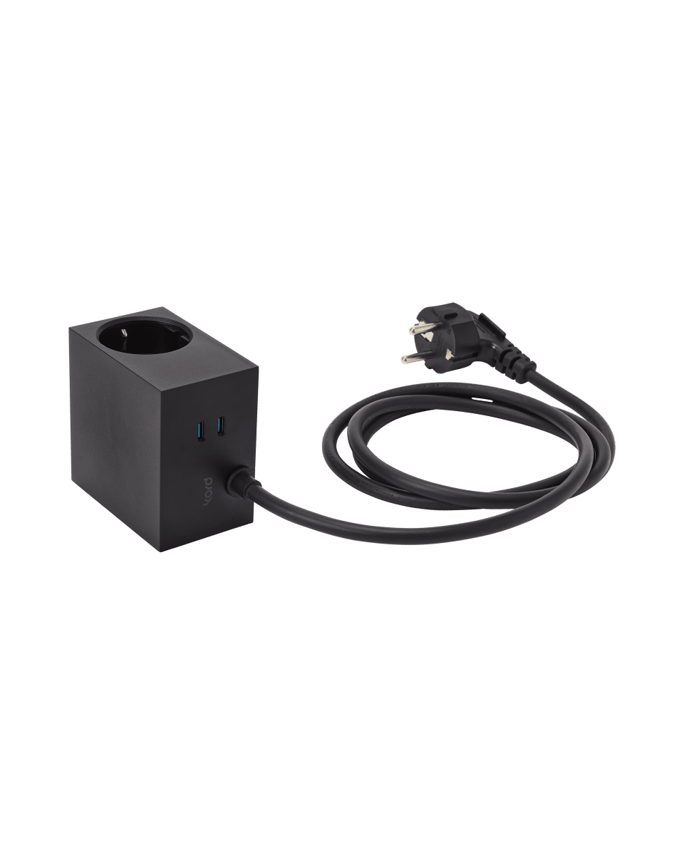 Cuboid+ Svart från Kord - Cuboid &auml;r skapat f&ouml;r att sm&auml;lta in i ditt hem eller kontor, samtidigt som det erbjuder smart funktionalitet, h&ouml;g flexibilitet och en egen identitet.