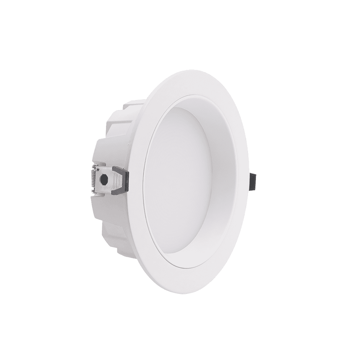City Downlight 28/32/36W Vit från Designlight - St&auml;llbar effekt och ljustemperaturEffekten kan st&auml;llas i tre niv&aring;er &ndash; 28 W, 32 W eller 36 W &ndash; och ljustemperaturen v&auml;ljs mellan 3000 K (varmare, behagligt ljus) och 4000 K (neutralvit, n&aring;got klarare ljus).