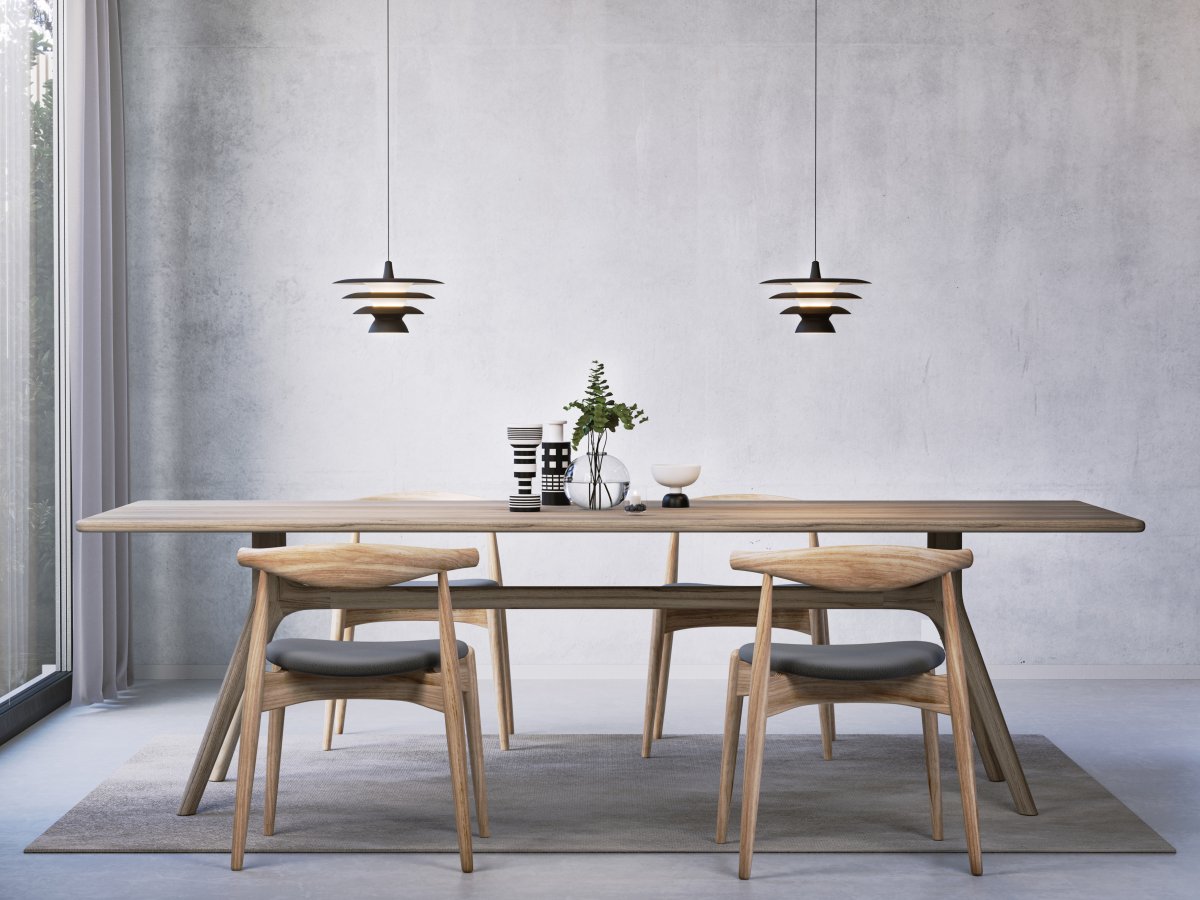 DaVinci Ø30 Mattsvart taklampa från Belid - Lampan &auml;r tillverkad i metall och best&aring;r av tre sk&auml;rmar i olika storlekar som tillsammans skapar ett stilrent och uttrycksfullt formspr&aring;k.