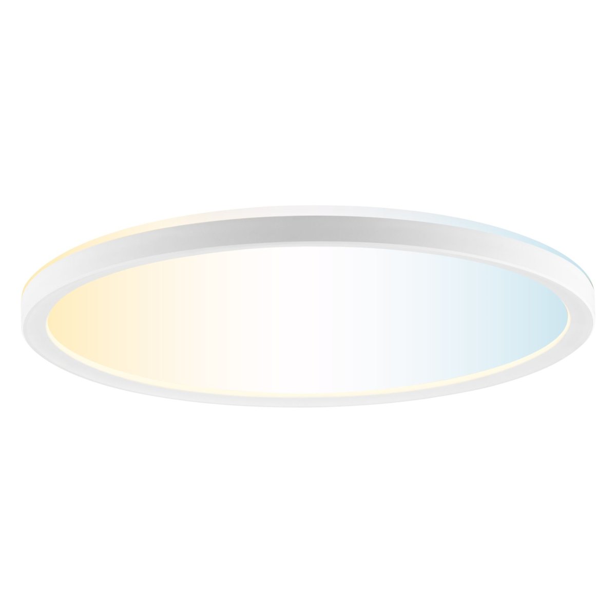 Avola Ø30 Vit plafond från Brilliant - Avola &auml;r en stilren plafond i vit plast med ett enkelt och modernt uttryck.