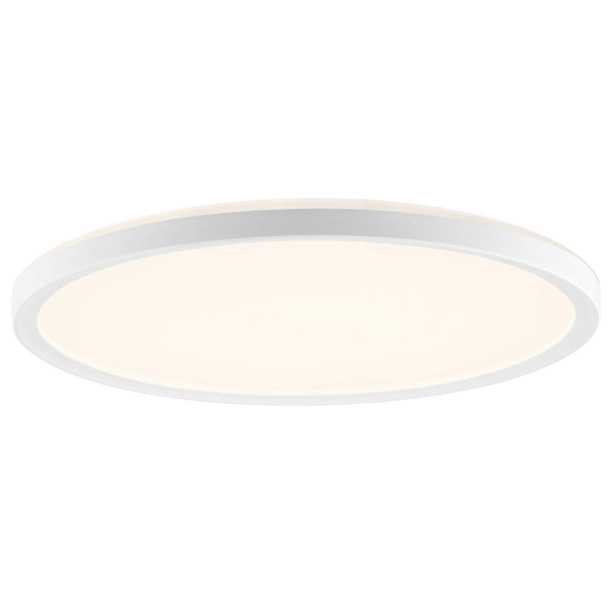Avola Ø30 Vit plafond från Brilliant - Avola &auml;r en stilren plafond i vit plast med ett enkelt och modernt uttryck.