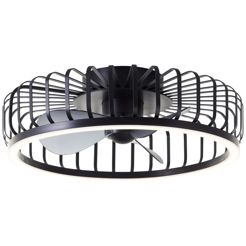 Capo Ø48 Svart från Brilliant - En smart och elegant l&ouml;sning som f&ouml;renar modern belysning, effektiv ventilation och h&ouml;g anv&auml;ndarv&auml;nlighet i en och samma produkt.