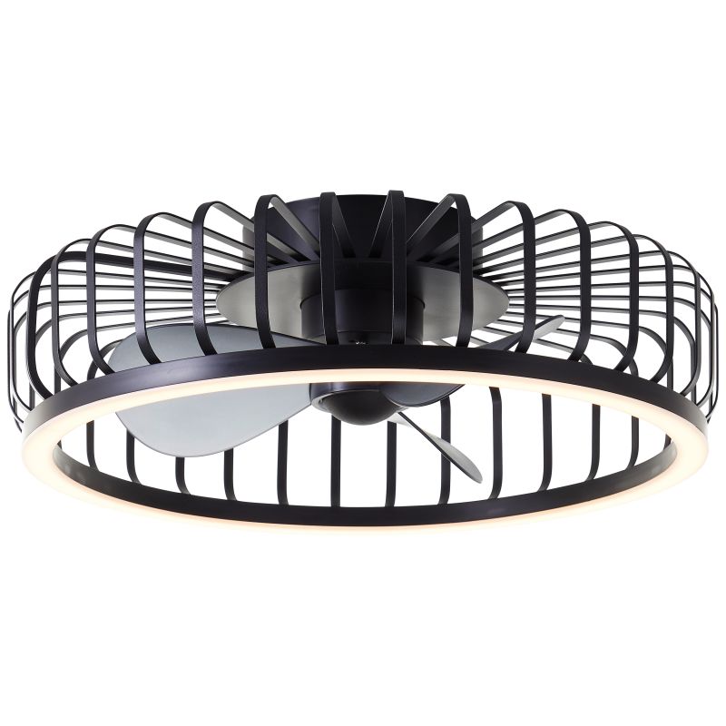 Capo Ø48 Svart från Brilliant - En smart och elegant l&ouml;sning som f&ouml;renar modern belysning, effektiv ventilation och h&ouml;g anv&auml;ndarv&auml;nlighet i en och samma produkt.