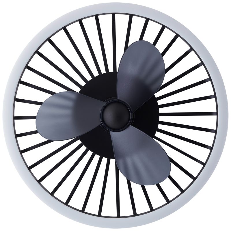 Capo Ø48 Svart från Brilliant - En smart och elegant l&ouml;sning som f&ouml;renar modern belysning, effektiv ventilation och h&ouml;g anv&auml;ndarv&auml;nlighet i en och samma produkt.