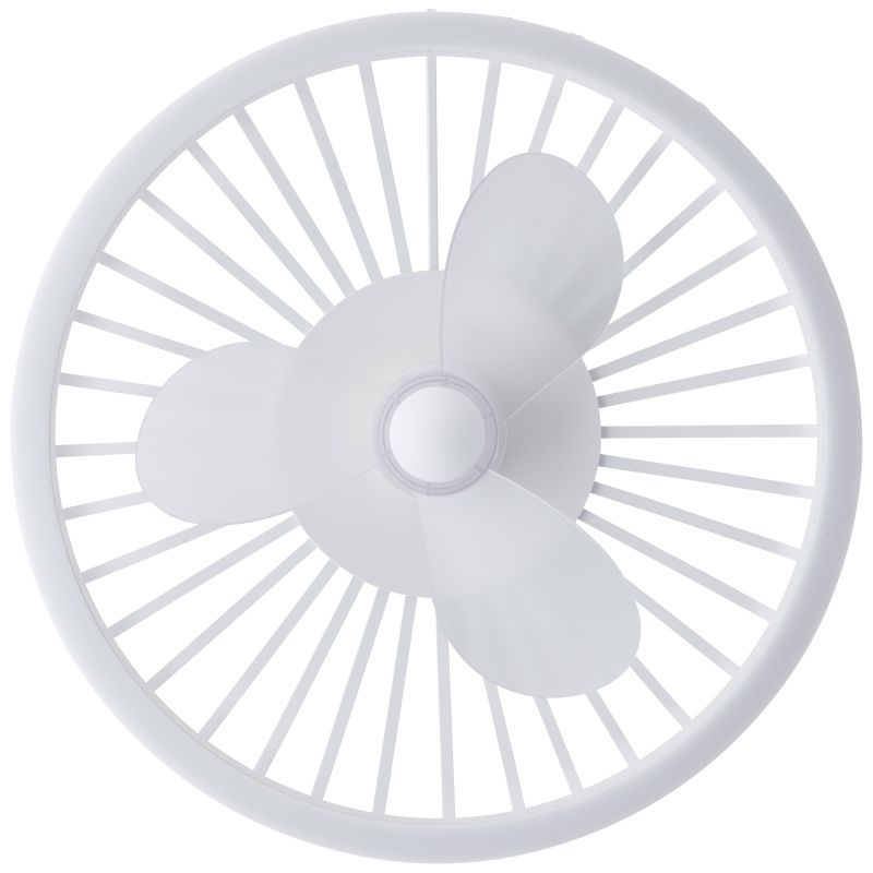 Capo Ø48 Vit från Brilliant - En smart och elegant l&ouml;sning som f&ouml;renar modern belysning, effektiv ventilation och h&ouml;g anv&auml;ndarv&auml;nlighet i en och samma produkt.
