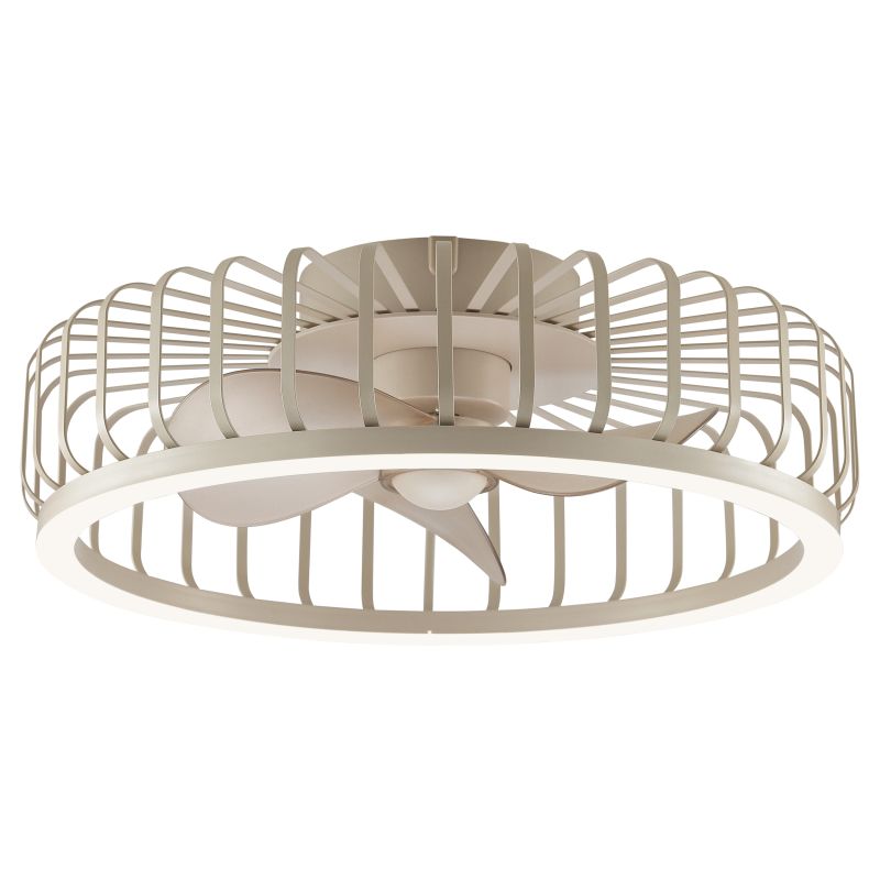 Capo Ø48 Beige från Brilliant - En smart och elegant l&ouml;sning som f&ouml;renar modern belysning, effektiv ventilation och h&ouml;g anv&auml;ndarv&auml;nlighet i en och samma produkt.