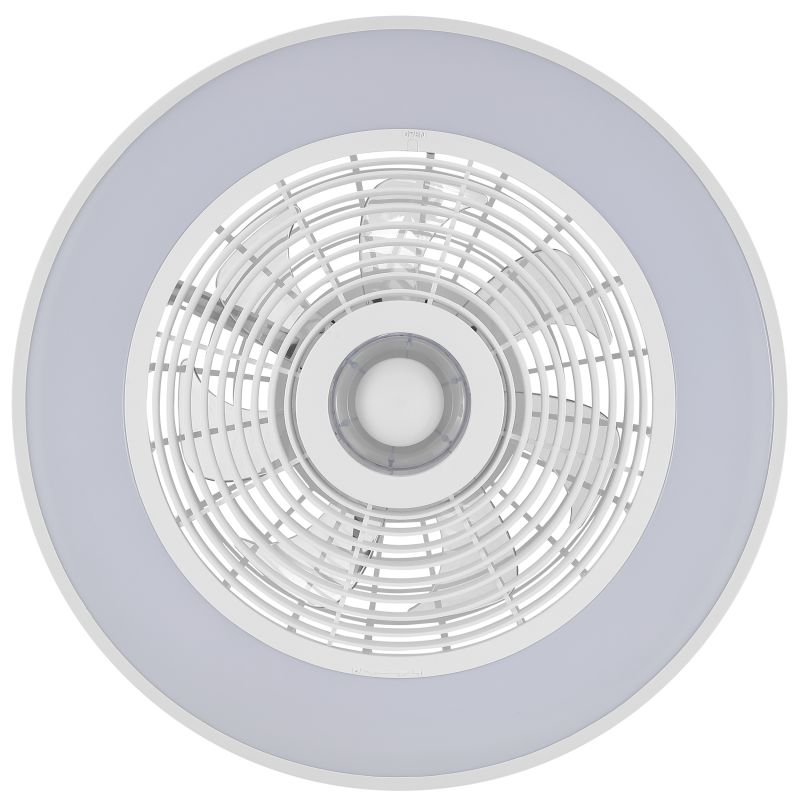 Catania Ø48 Vit från Brilliant - Den kraftfulla LED-belysningen levererar upp till 4700 lumen och ger ett j&auml;mnt och behagligt ljus i rummet.
