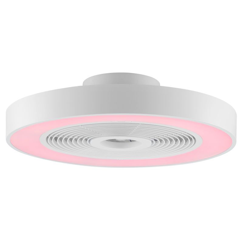 Catania Ø48 Vit från Brilliant - Den kraftfulla LED-belysningen levererar upp till 4700 lumen och ger ett j&auml;mnt och behagligt ljus i rummet.
