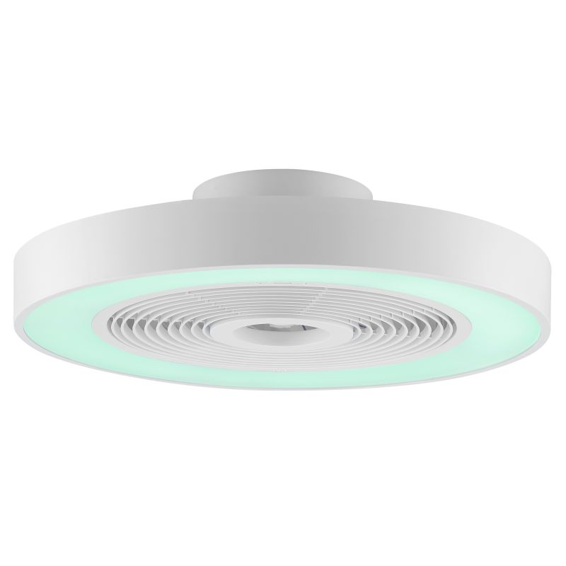 Catania Ø48 Vit från Brilliant - Den kraftfulla LED-belysningen levererar upp till 4700 lumen och ger ett j&auml;mnt och behagligt ljus i rummet.