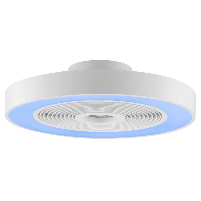 Catania Ø48 Vit från Brilliant - Den kraftfulla LED-belysningen levererar upp till 4700 lumen och ger ett j&auml;mnt och behagligt ljus i rummet.
