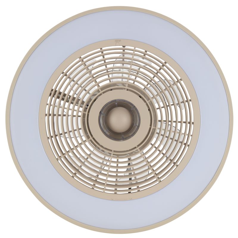 Catania Ø48 Beige från Brilliant - Armaturen &auml;r dessutom utrustad med IC-RGB-teknik som skapar mjuka f&auml;rg&ouml;verg&aring;ngar och levande ljuseffekter f&ouml;r en unik och st&auml;mningsfull atmosf&auml;r.