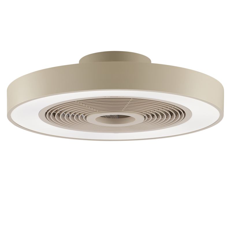 Catania Ø48 Beige från Brilliant - Armaturen &auml;r dessutom utrustad med IC-RGB-teknik som skapar mjuka f&auml;rg&ouml;verg&aring;ngar och levande ljuseffekter f&ouml;r en unik och st&auml;mningsfull atmosf&auml;r.