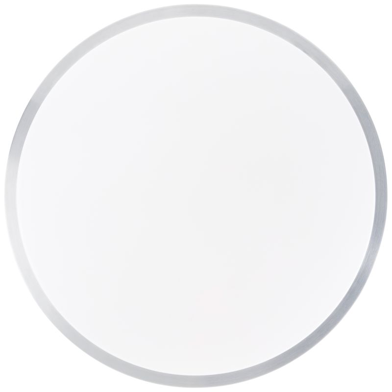 Livius Ø48 Nickel plafond från Brilliant - Livius kombinerar modern teknik med enkel design och passar perfekt i k&ouml;k, hall, vardagsrum och sovrum.