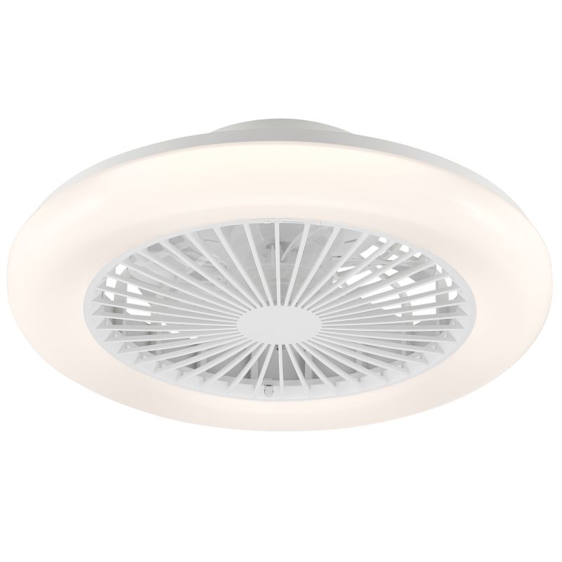 Montero Ø42 Vit från Brilliant - Tillverkad i metall och plast med en helvit finish f&aring;r den ett diskret och tidl&ouml;st uttryck som passar lika bra i sovrummet som i vardagsrummet, k&ouml;ket eller hemmakontoret.